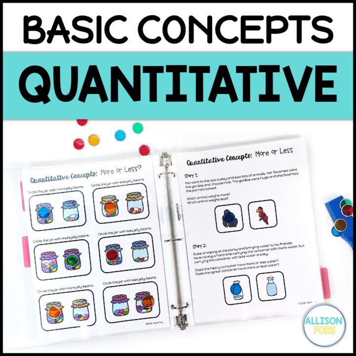 Quantitative Basic Concepts Speech Therapy, Special Education, & ESL ...