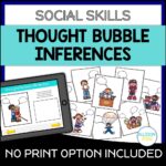 Thought Bubble Social Inferences and Problem Solving Scenarios Speech ...