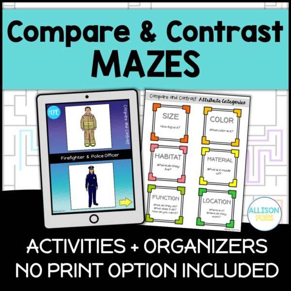 Comparing and Contrasting: Mazes & No Print