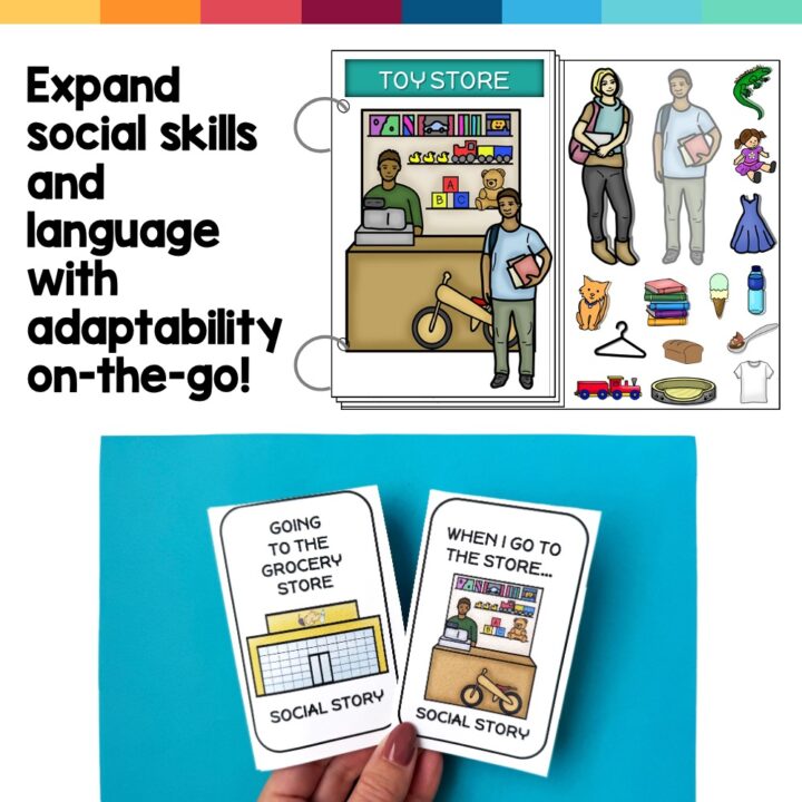 Stores Social Skills Interactive Book Speech Therapy | Allison Fors, Inc.