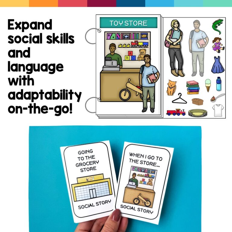 Stores Social Skills Interactive Book Speech Therapy | Allison Fors, Inc.