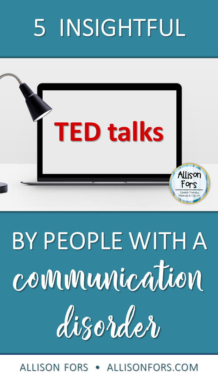 5 Insightful TED Talks by People with a Communication Disorder