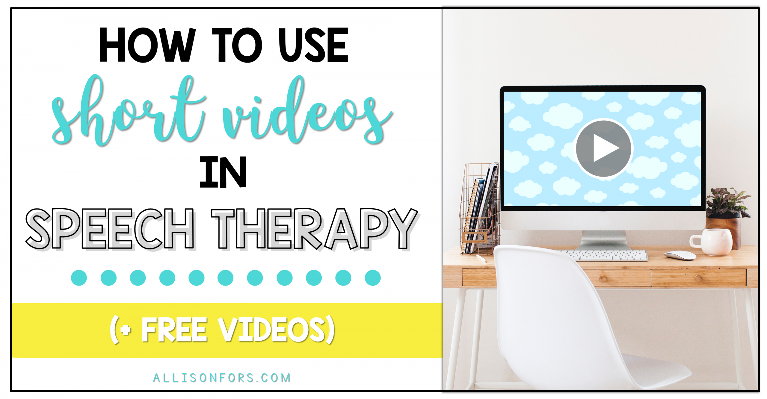 How to Use Short Videos in Speech Therapy (+ videos!)