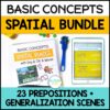 Prepositions Worksheets Bundle Basic Concepts NO PREP | Allison Fors, Inc.