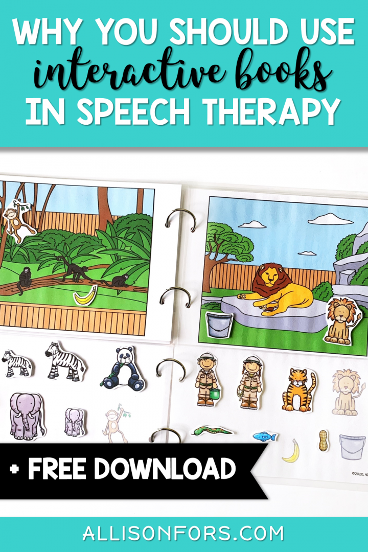Why you should be using Interactive Books in Speech Therapy