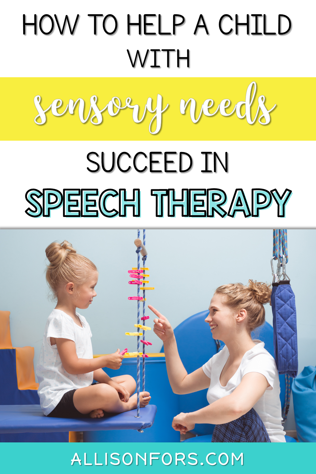 sensory processing disorder speech therapy Allison Fors