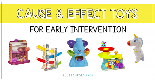 cause effect toys speech therapy