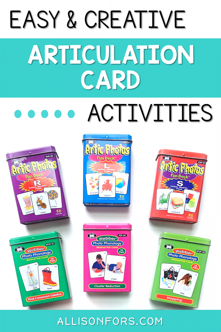 speech therapy articulation cards