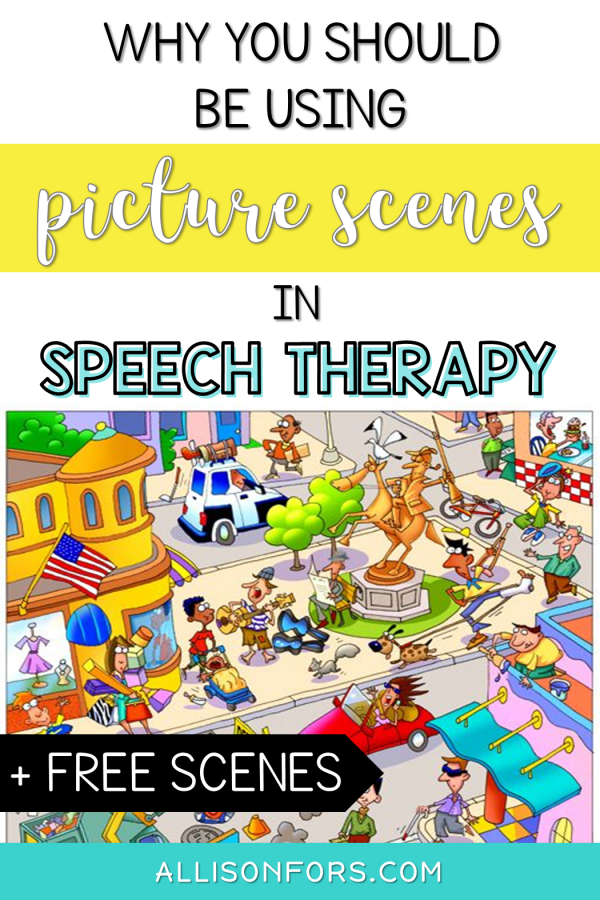 picture scenes speech therapy - Allison Fors