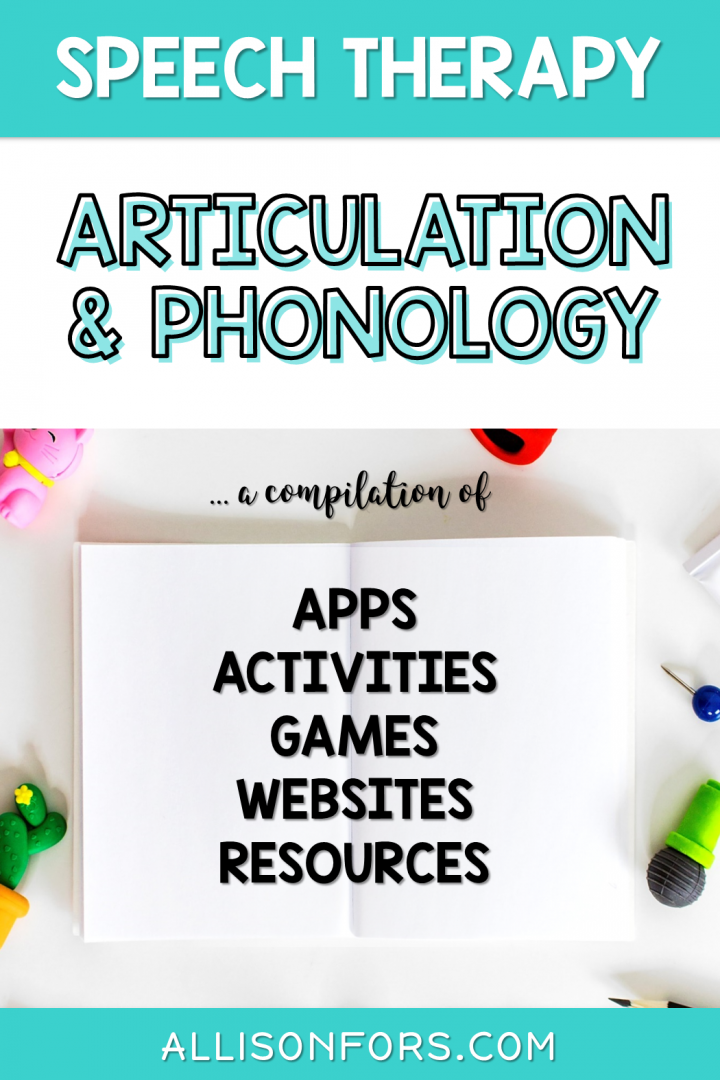 Articulation Phonology Speech Therapy