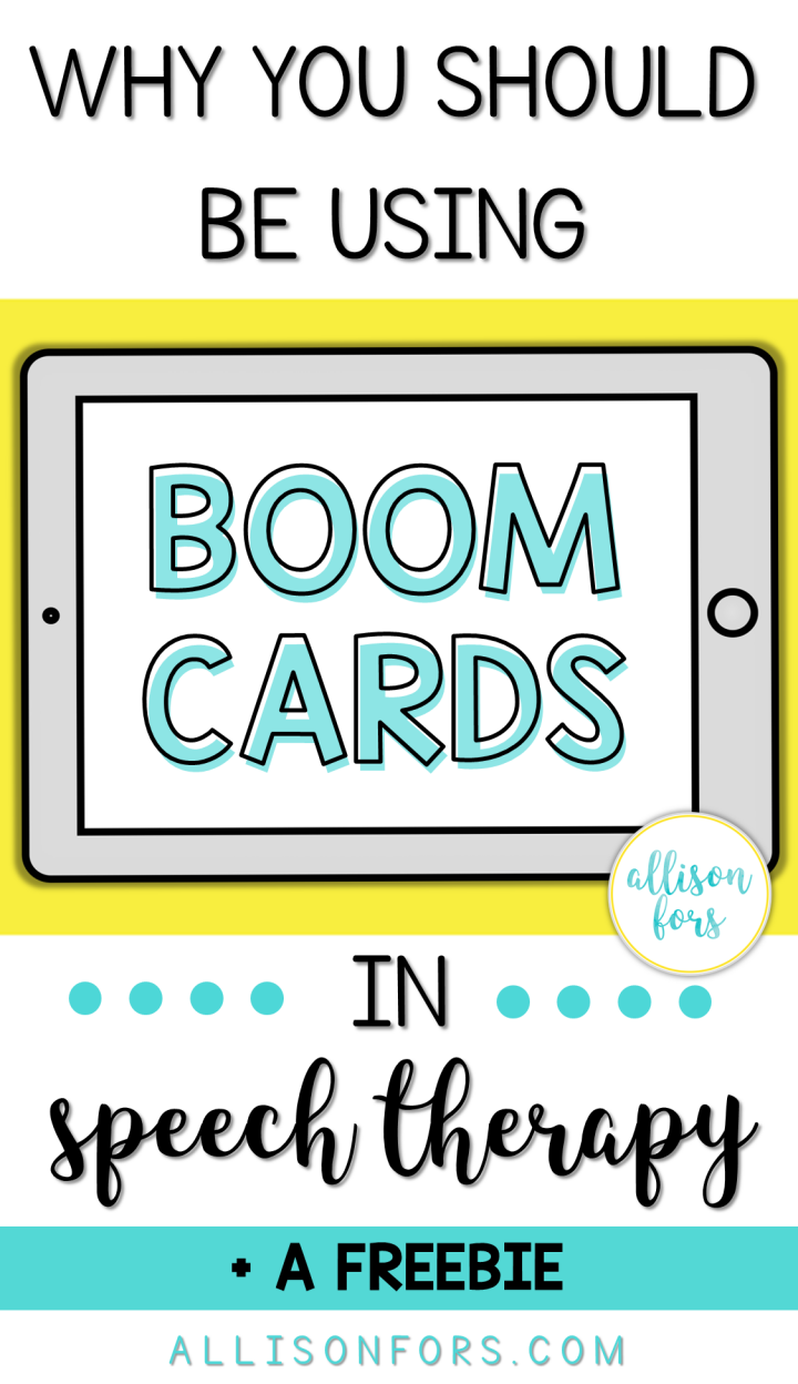 Why You Should Be Using Boom Cards in Speech Therapy