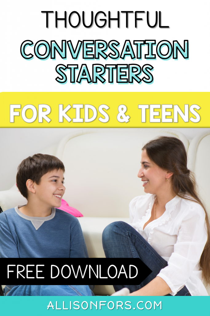 Thoughtful Conversation Starters for Kids and Teens
