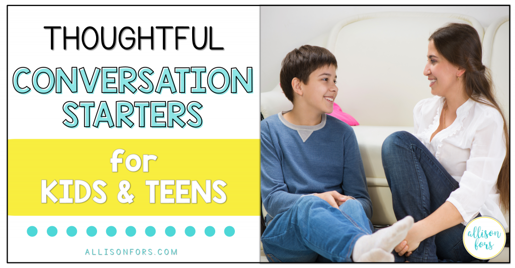 therapy conversations starters for teens