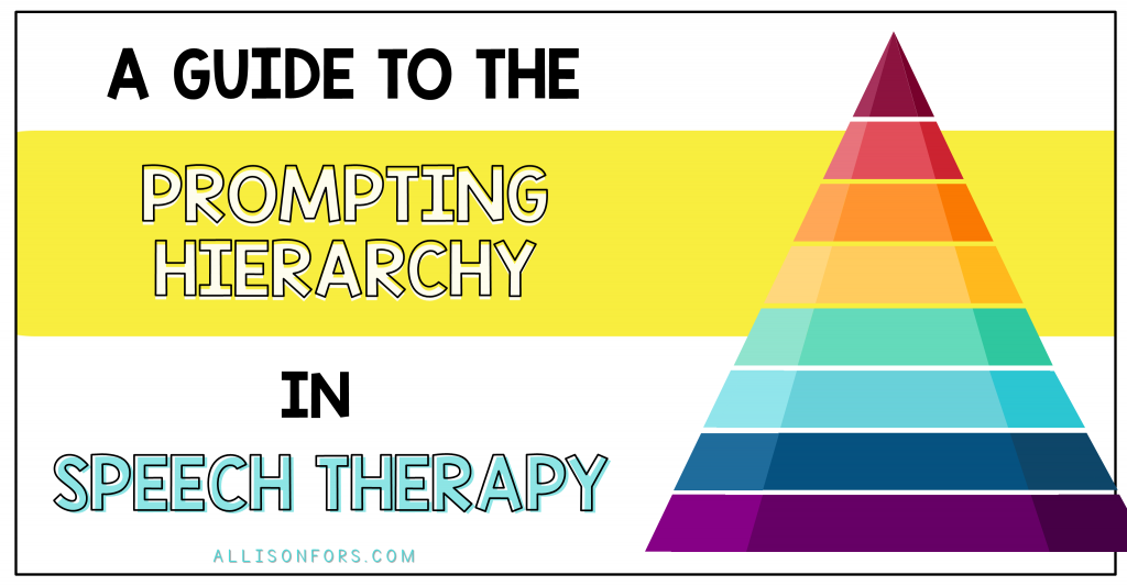 problem solving hierarchy speech therapy