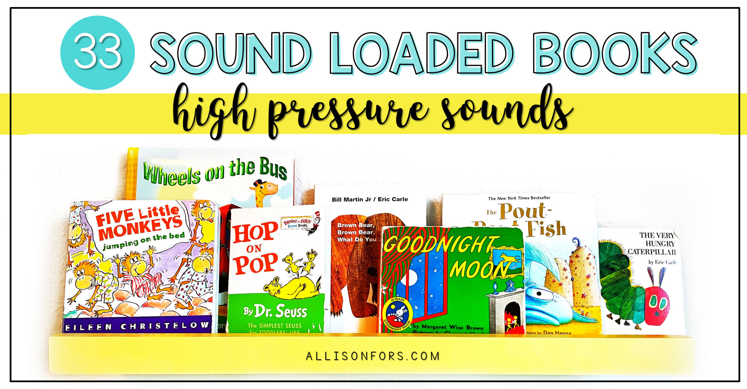 Cleft Series: 33 Sound Loaded Books for High Pressure Sounds