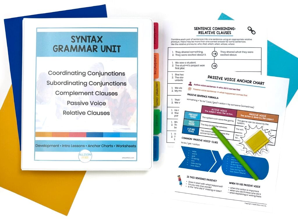 23 Grammar Activities for Speech Therapy | Allison Fors, Inc.