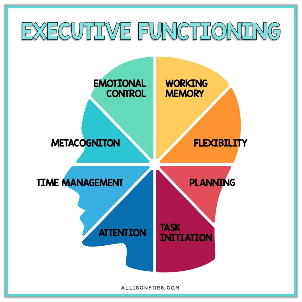 executive functioning graphic