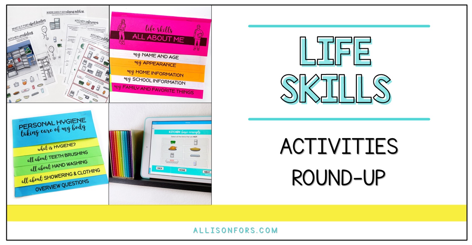 8 Functional Life Skills Activities for Speech Therapy