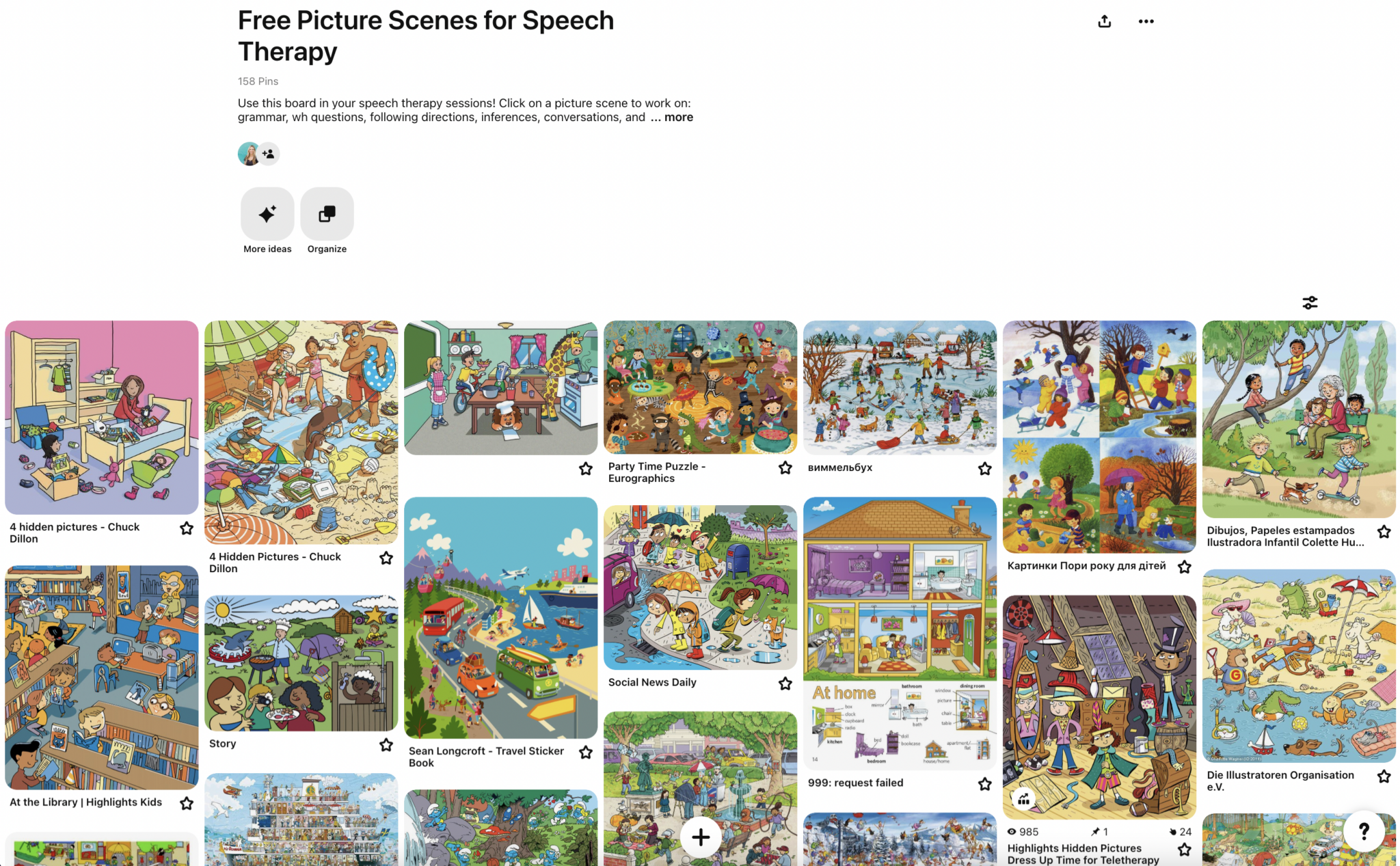 How to Use Picture Scenes in Speech Therapy + Free Scenes