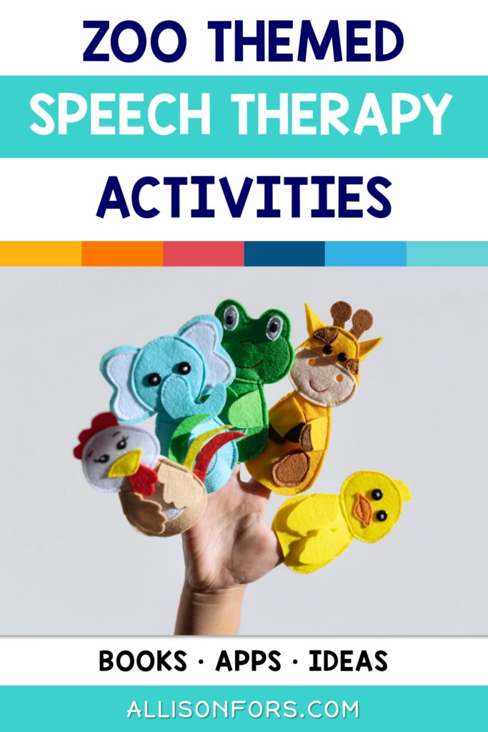 Zoo Themed Speech Therapy Activities