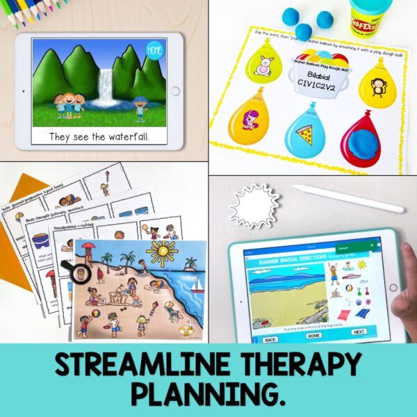 Summer Speech and Language Activities Bundle - Speech Therapy Summer Activities - Image 2