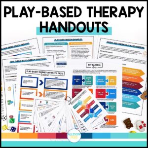 Play Based Speech Therapy Handouts Guidebook – Early Intervention and Preschool