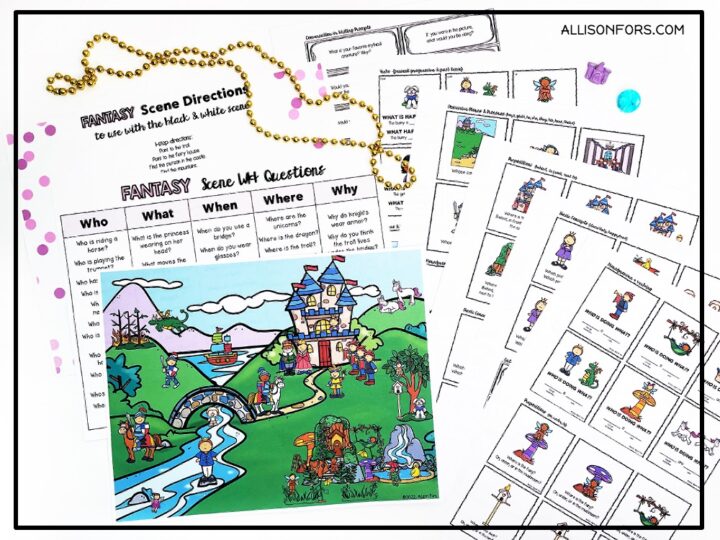 Fantasy and Fairy Tale Themed Speech Therapy Activities