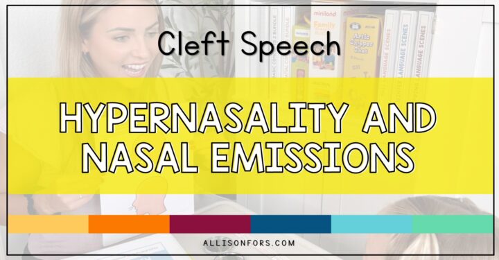hypernasality and nasal emissions