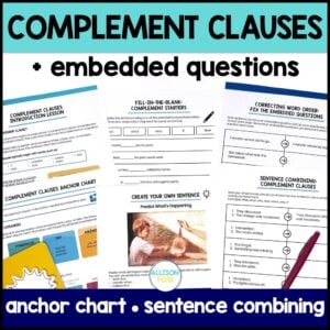 COVER complement clauses