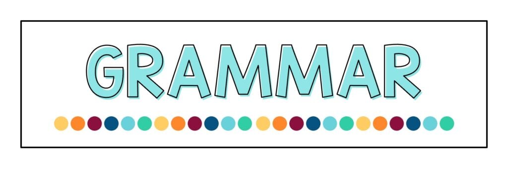 grammar ideas speech therapy