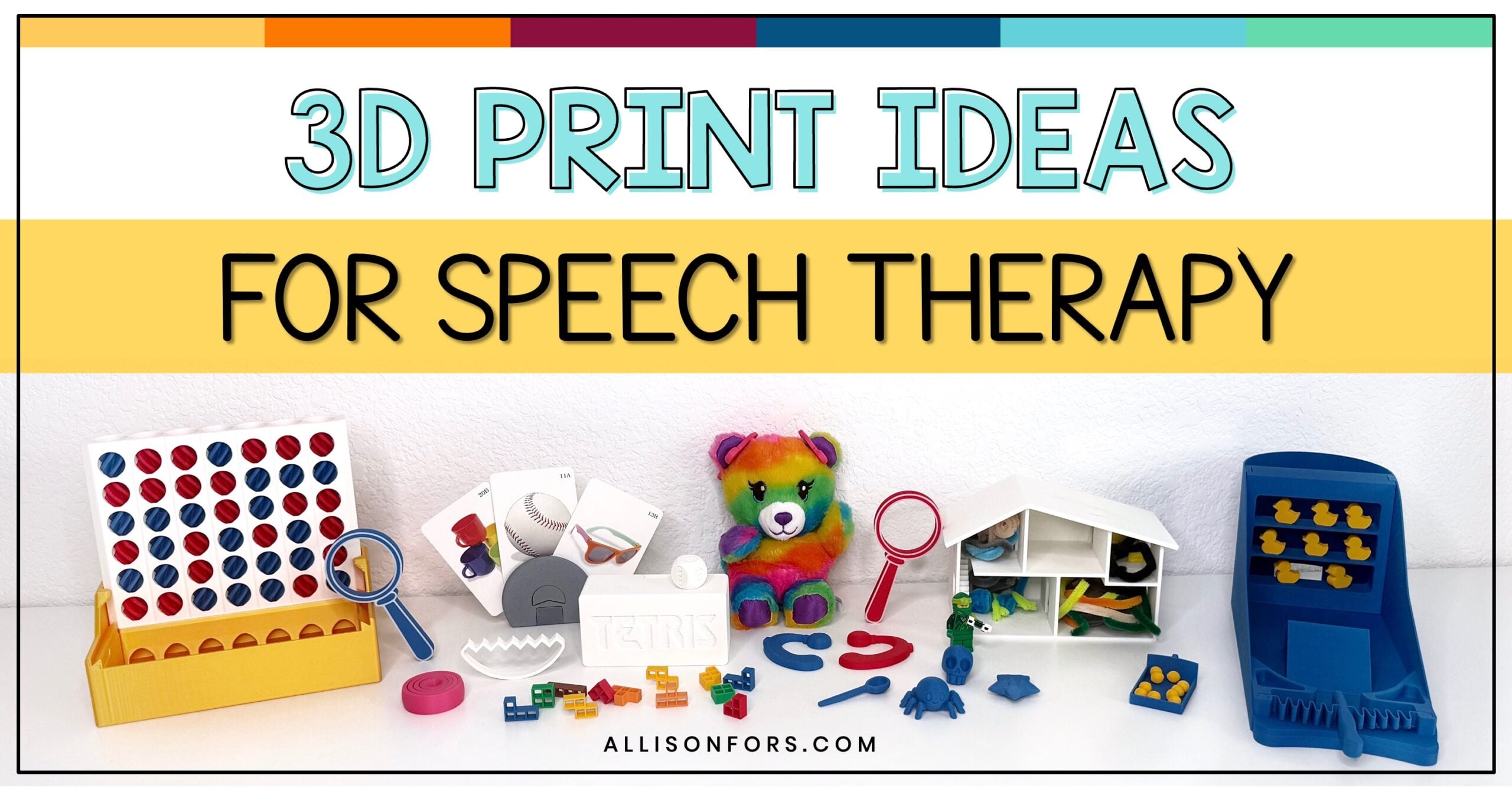 speech therapy 3d print ideas