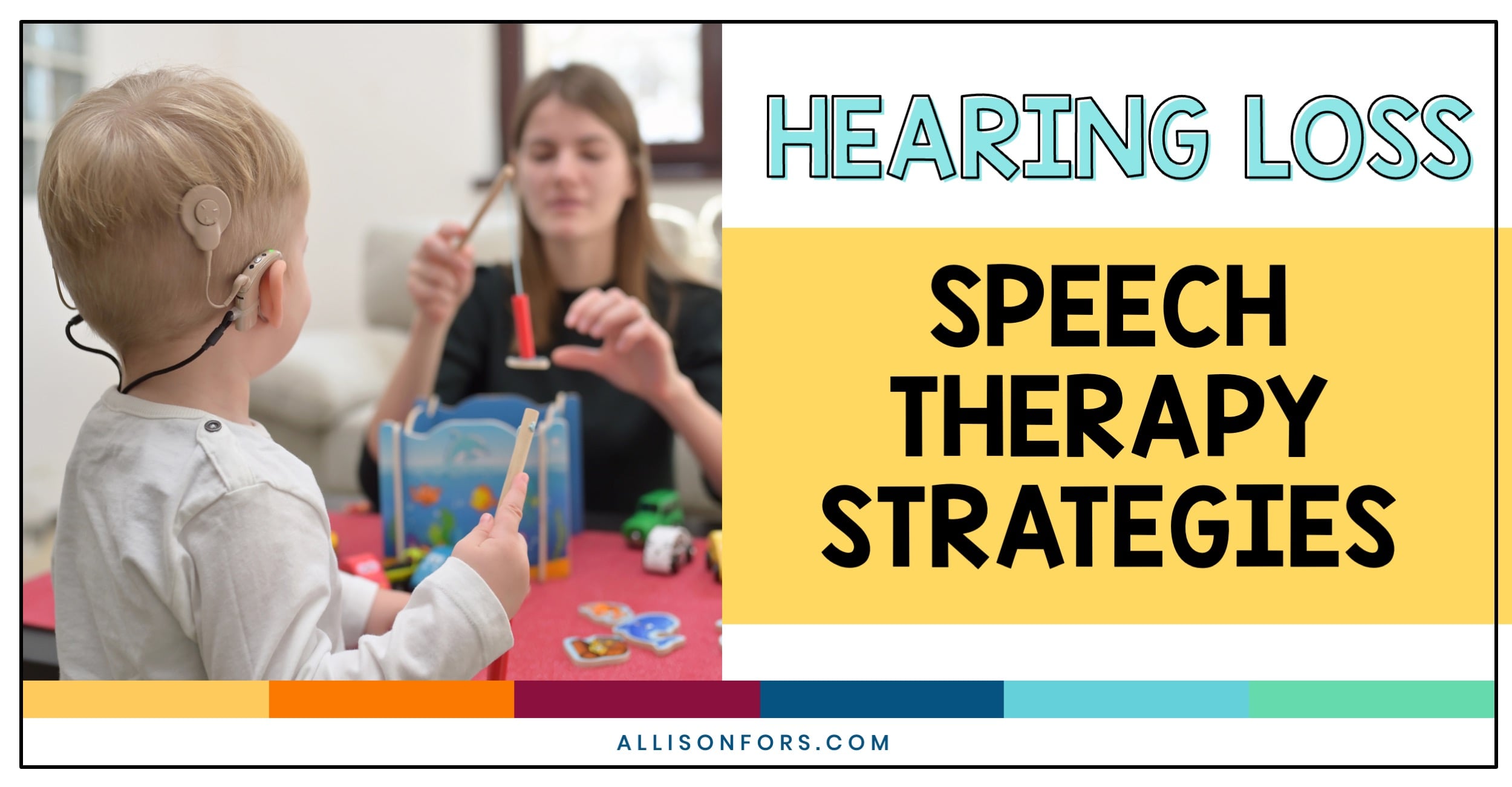 speech therapy strategies for hearing loss